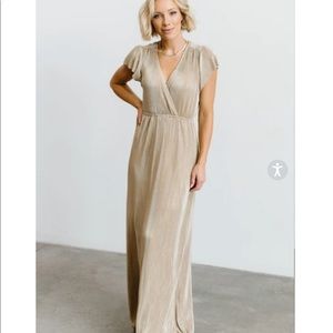 Athena pleated Baltic Born Maxi Dress